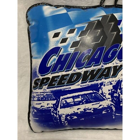 Chicago Stadium Seat Cushion Chicagoland Speedway NASCAR Vinyl 12"x14” - Picture 2 of 6